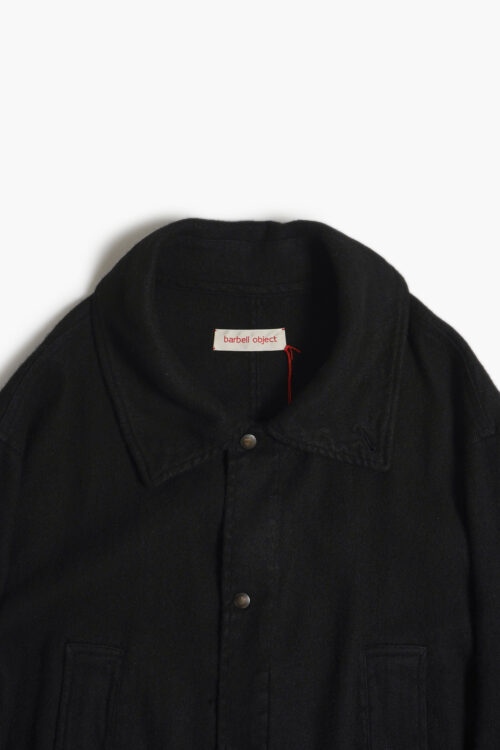 FLOWER FL COAT BLACK