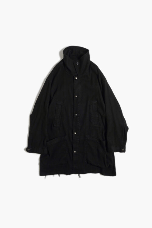 FLOWER FL COAT BLACK