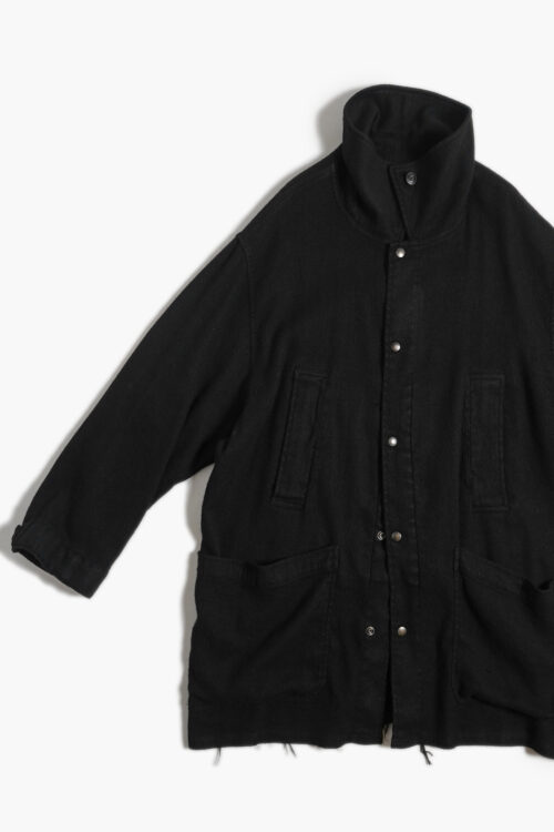 FLOWER FL COAT BLACK