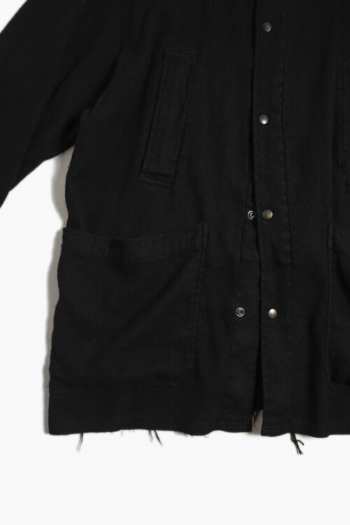 FLOWER FL COAT BLACK