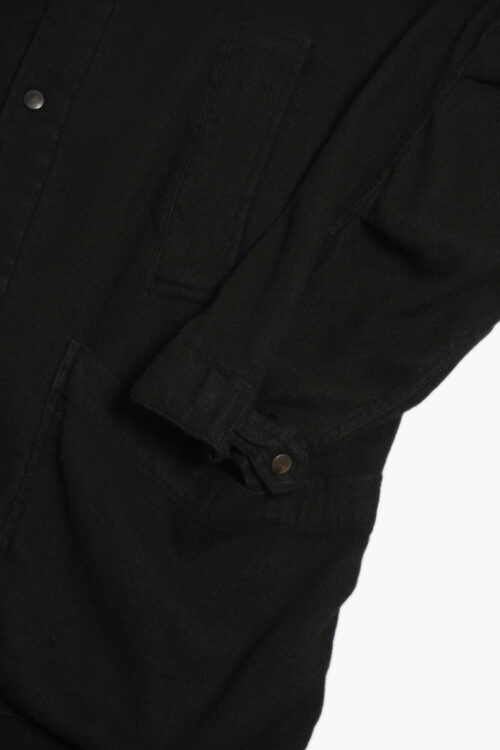 FLOWER FL COAT BLACK