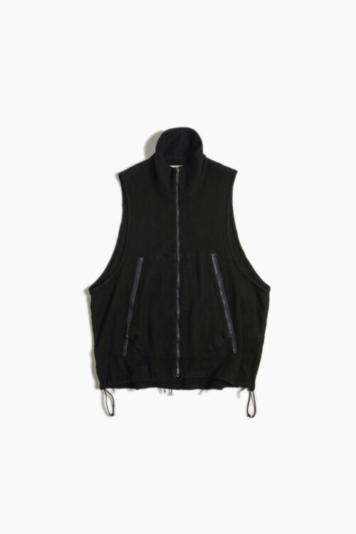 FLOWER VEST BLACK