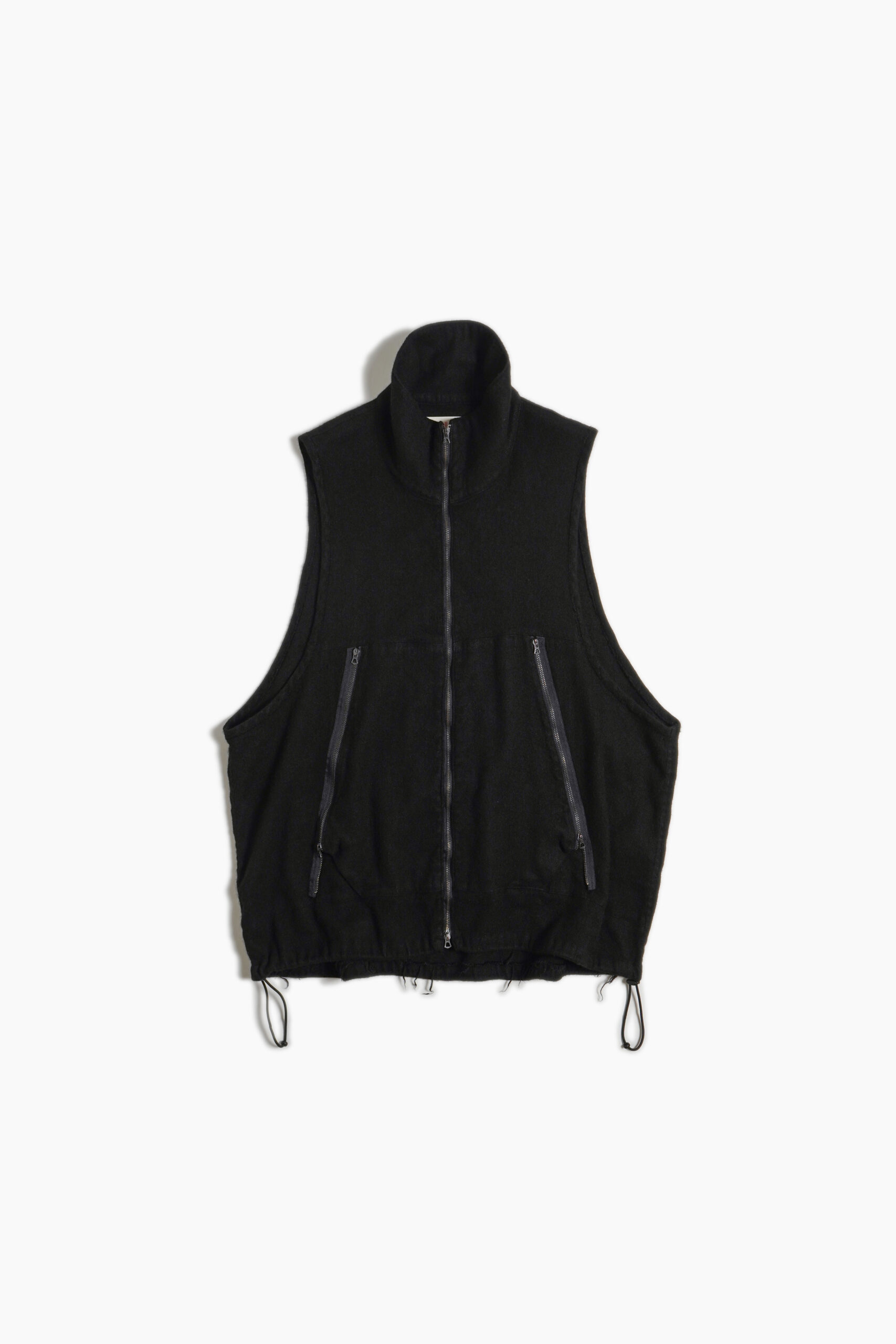FLOWER VEST BLACK