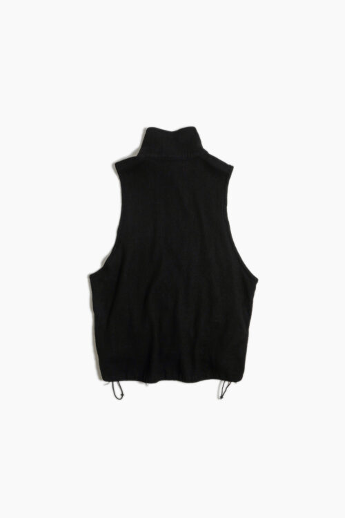 FLOWER VEST BLACK