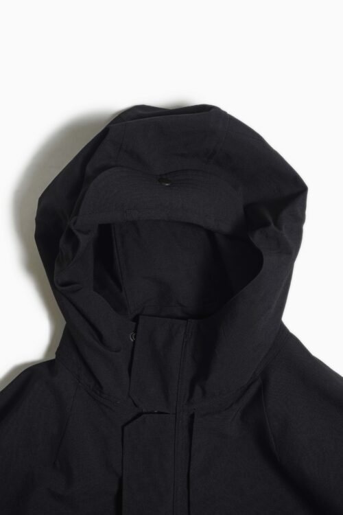 HIGH COUNT WOOL FIELD COAT BLACK