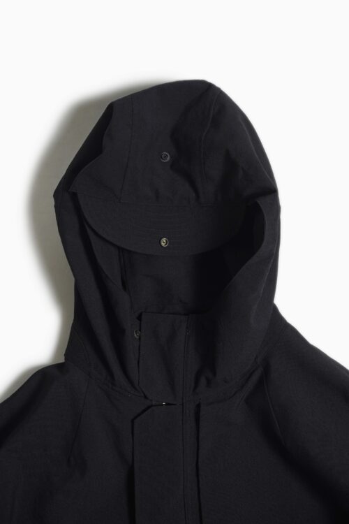 HIGH COUNT WOOL FIELD COAT BLACK