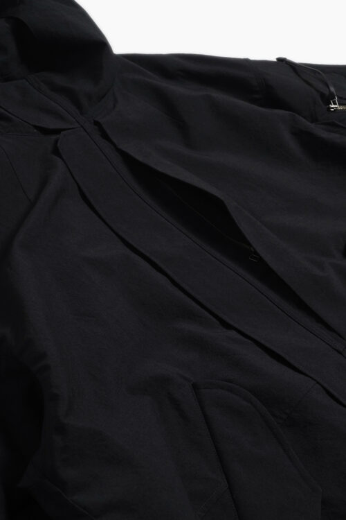 HIGH COUNT WOOL FIELD COAT BLACK