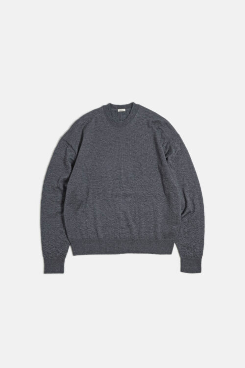 KID MOHAIR SILK KNIT JUMPER CHARCOAL