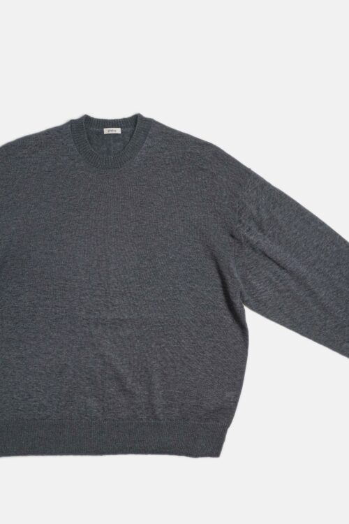 KID MOHAIR SILK KNIT JUMPER CHARCOAL