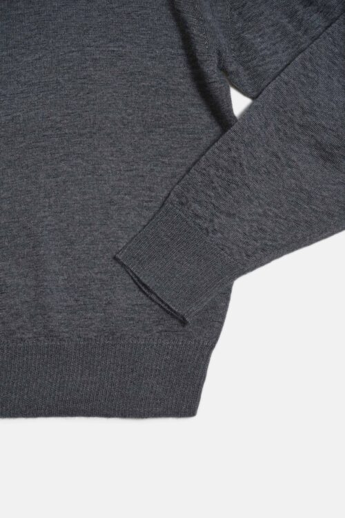 KID MOHAIR SILK KNIT JUMPER CHARCOAL