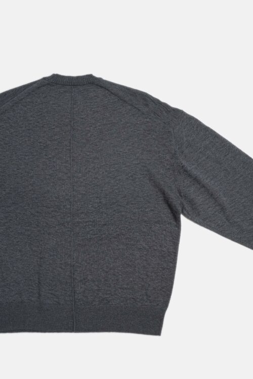 KID MOHAIR SILK KNIT JUMPER CHARCOAL