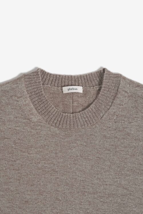KID MOHAIR SILK KNIT JUMPER OLIVE