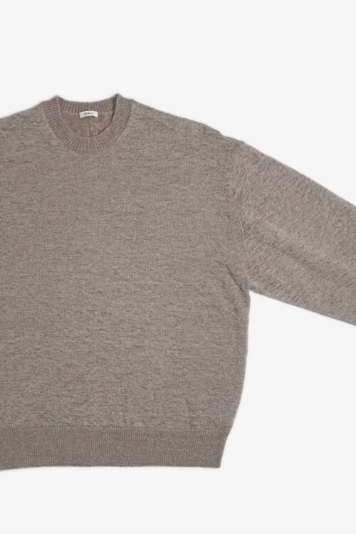 KID MOHAIR SILK KNIT JUMPER OLIVE