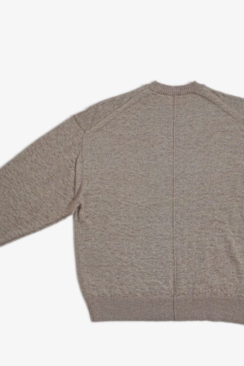 KID MOHAIR SILK KNIT JUMPER OLIVE
