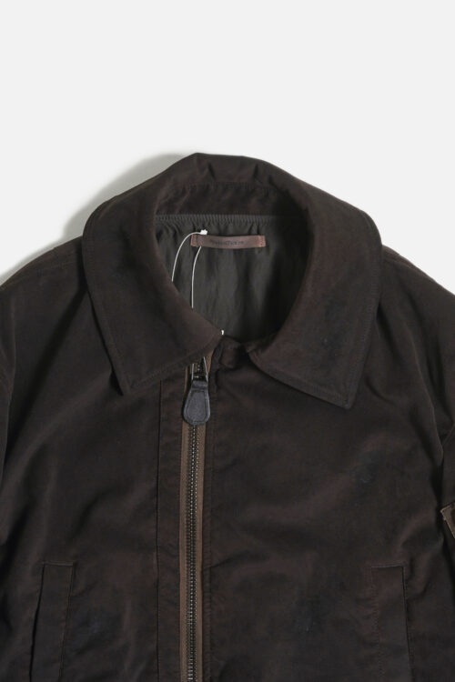 ULTRA SUEDE AGING FLIGHT JACKET BROWN