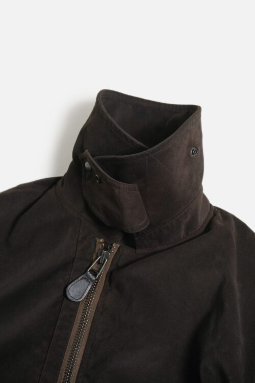 ULTRA SUEDE AGING FLIGHT JACKET BROWN