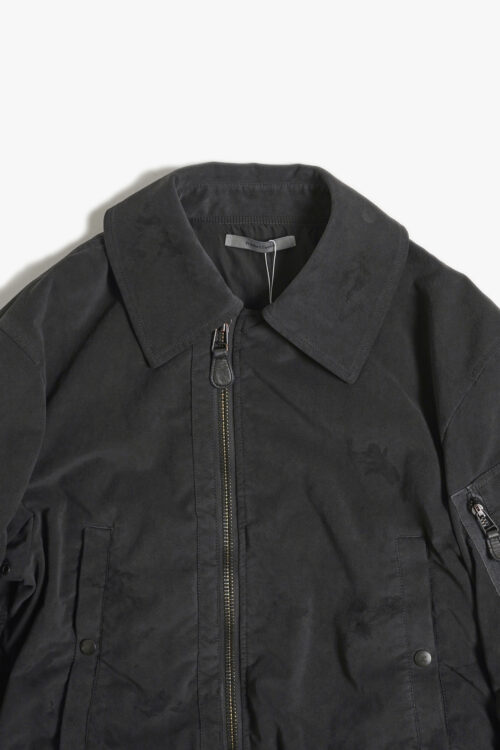 ULTRA SUEDE AGING FLIGHT JACKET CHARCOAL