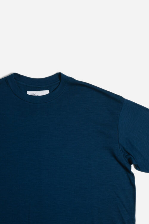 BOX WOOL TEE L/S _241 BLUE GREEN