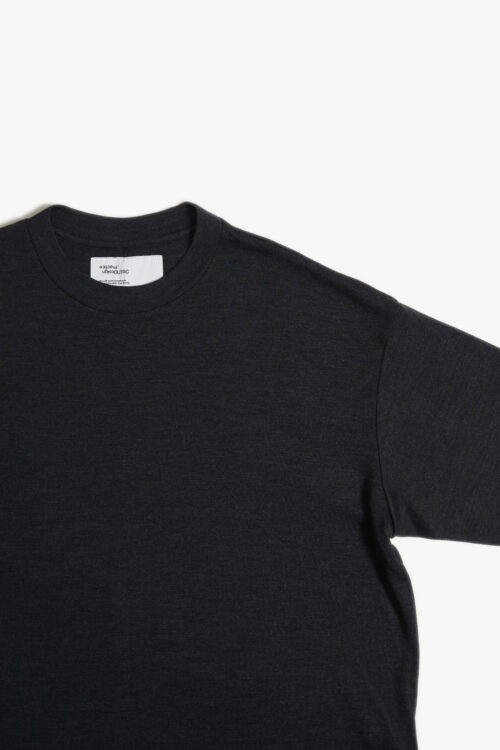 BOX WOOL TEE L/S _241 CHARCOAL
