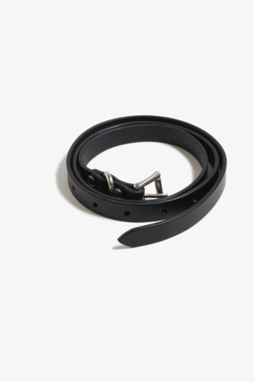 STANDARD BELT SLIM BLACK × SILVER