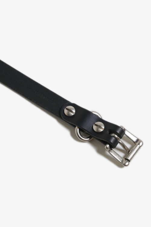 STANDARD BELT SLIM BLACK × SILVER