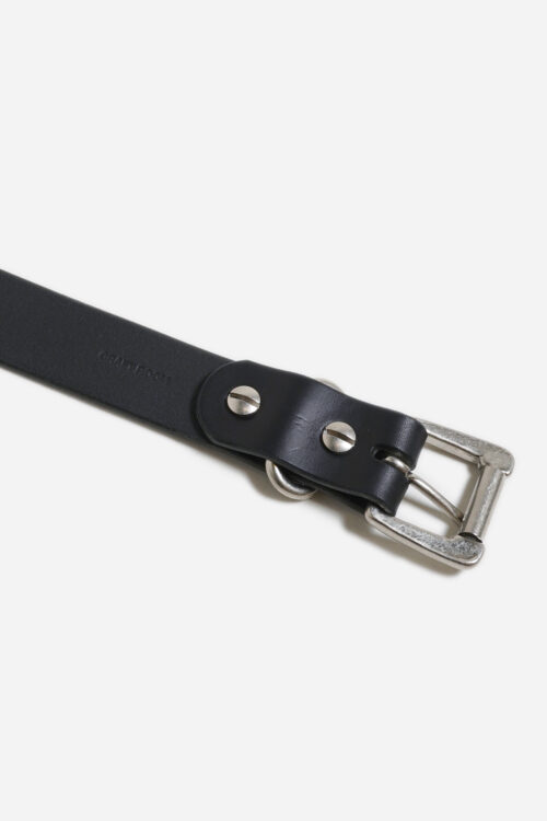 STANDARD BELT WIDE BLACK × SILVER