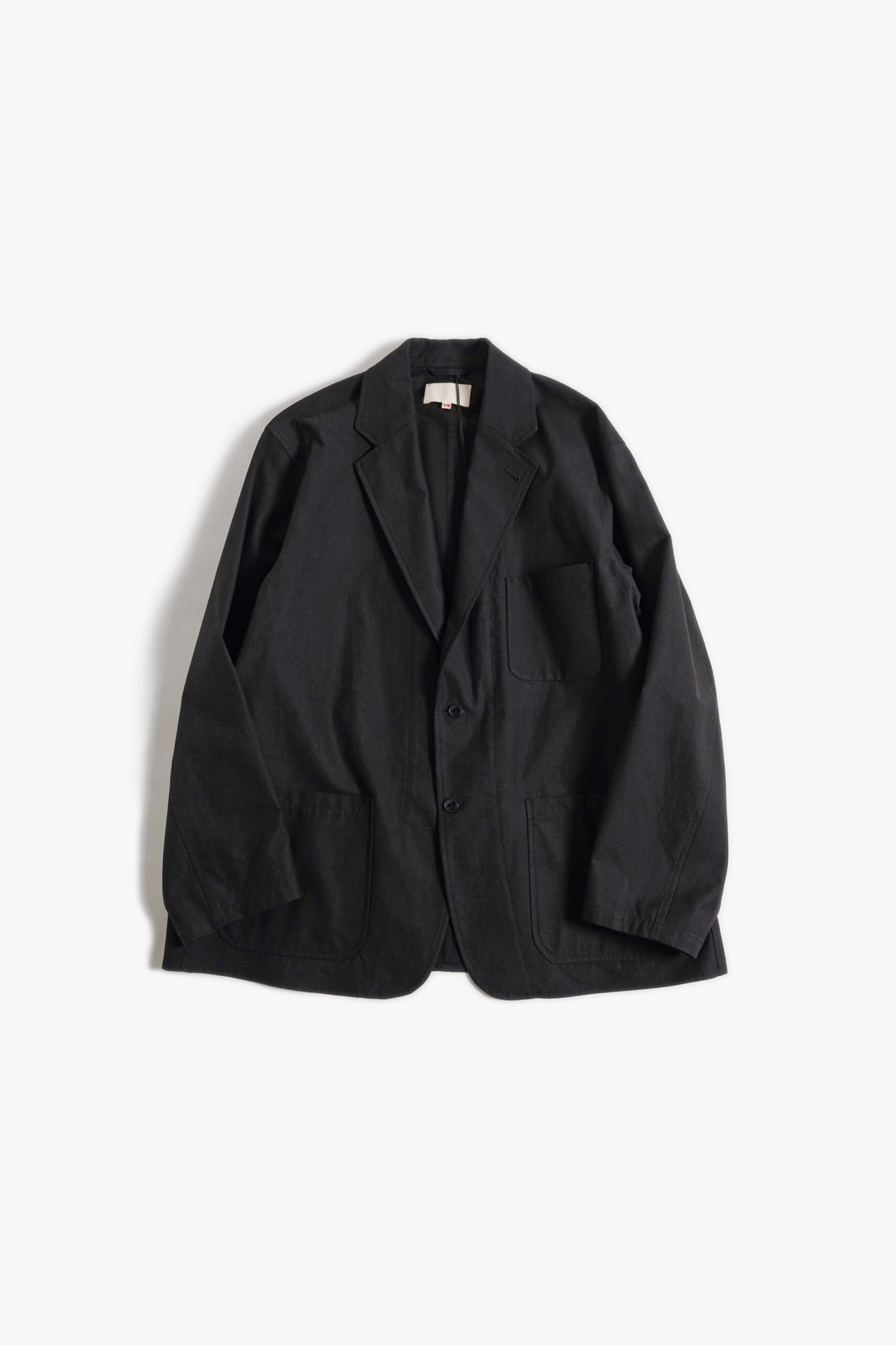 2B JACKET - SILK NEP SERGE - BLACK
