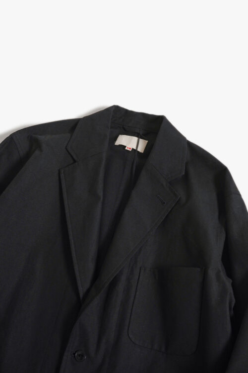 2B JACKET - SILK NEP SERGE - BLACK