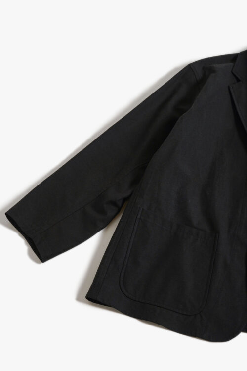 2B JACKET - SILK NEP SERGE - BLACK