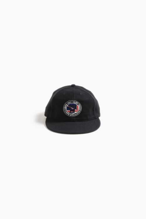 COOPERSTOWN DN CAT EMBROIDERY B.B CAP BLACK