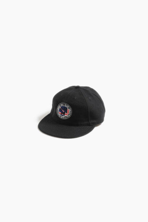 COOPERSTOWN DN CAT EMBROIDERY B.B CAP BLACK