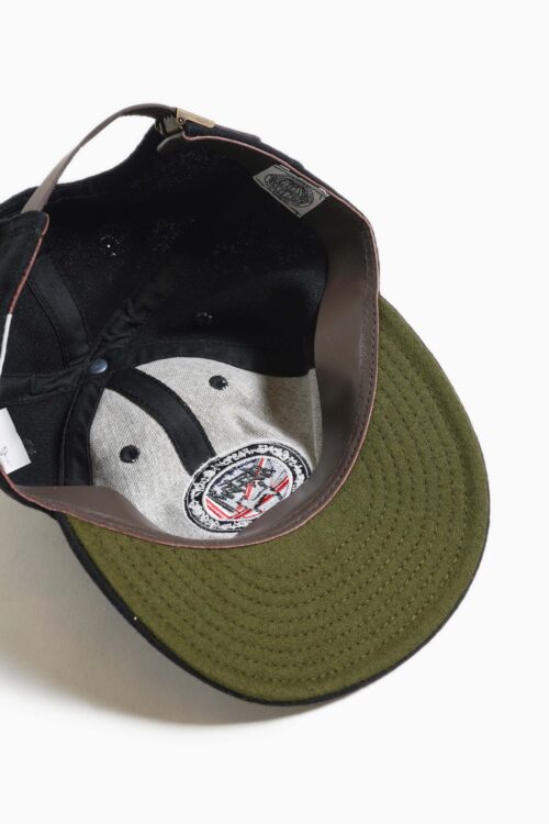 COOPERSTOWN DN CAT EMBROIDERY B.B CAP BLACK