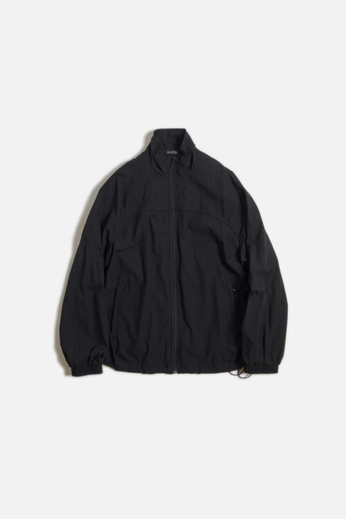 COTTON TYPEWRITER TRACK JACKET BLACK