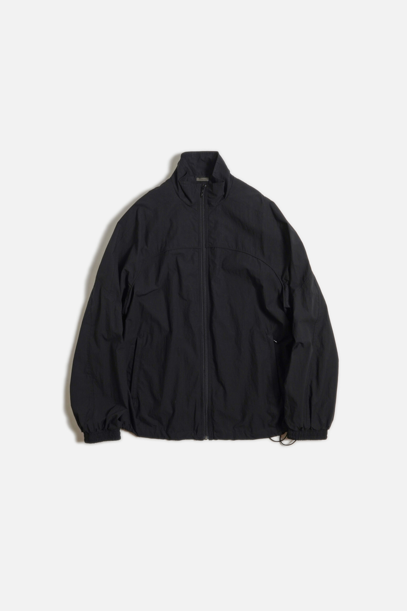 COTTON TYPEWRITER TRACK JACKET BLACK