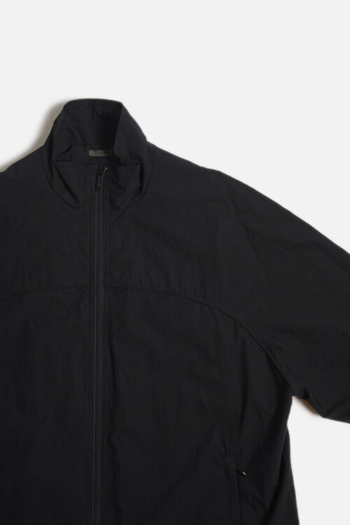 COTTON TYPEWRITER TRACK JACKET BLACK