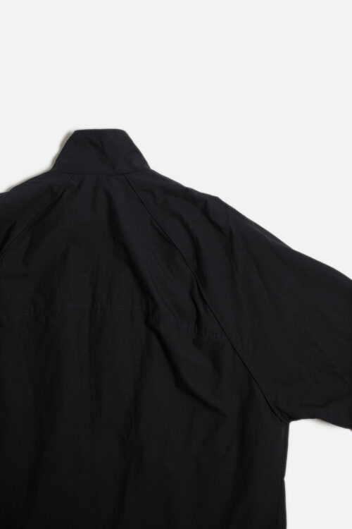 COTTON TYPEWRITER TRACK JACKET BLACK