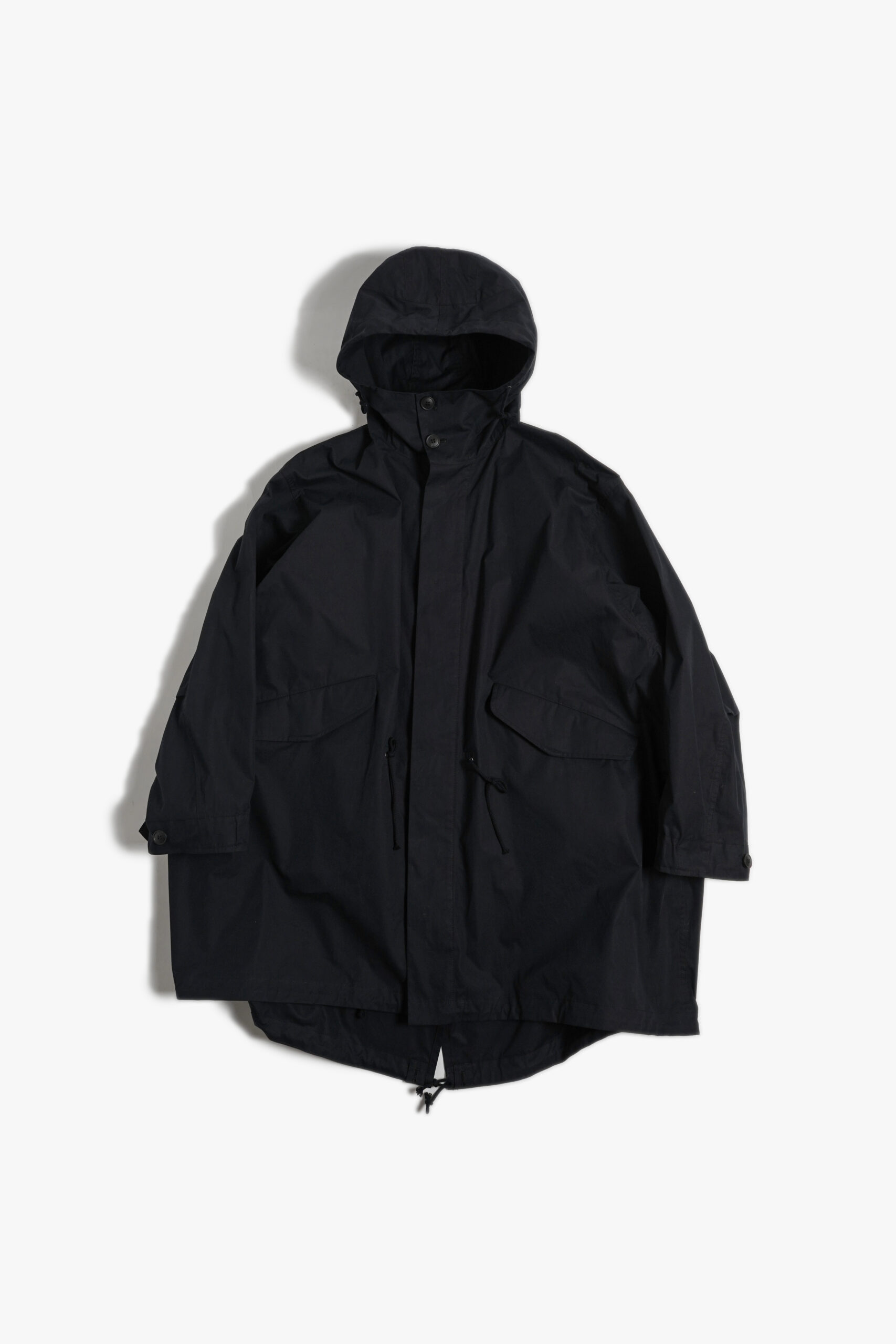 MODS COAT - MAX HIGH COUNT WEATHER TYPEWRITER - BLACK