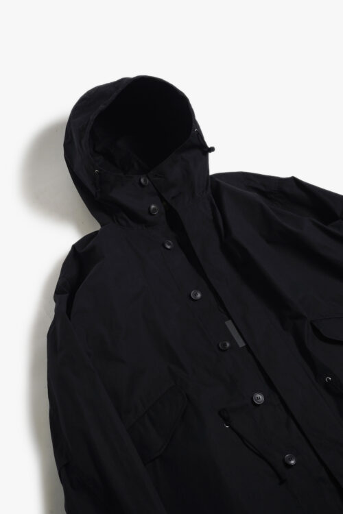 MODS COAT - MAX HIGH COUNT WEATHER TYPEWRITER - BLACK