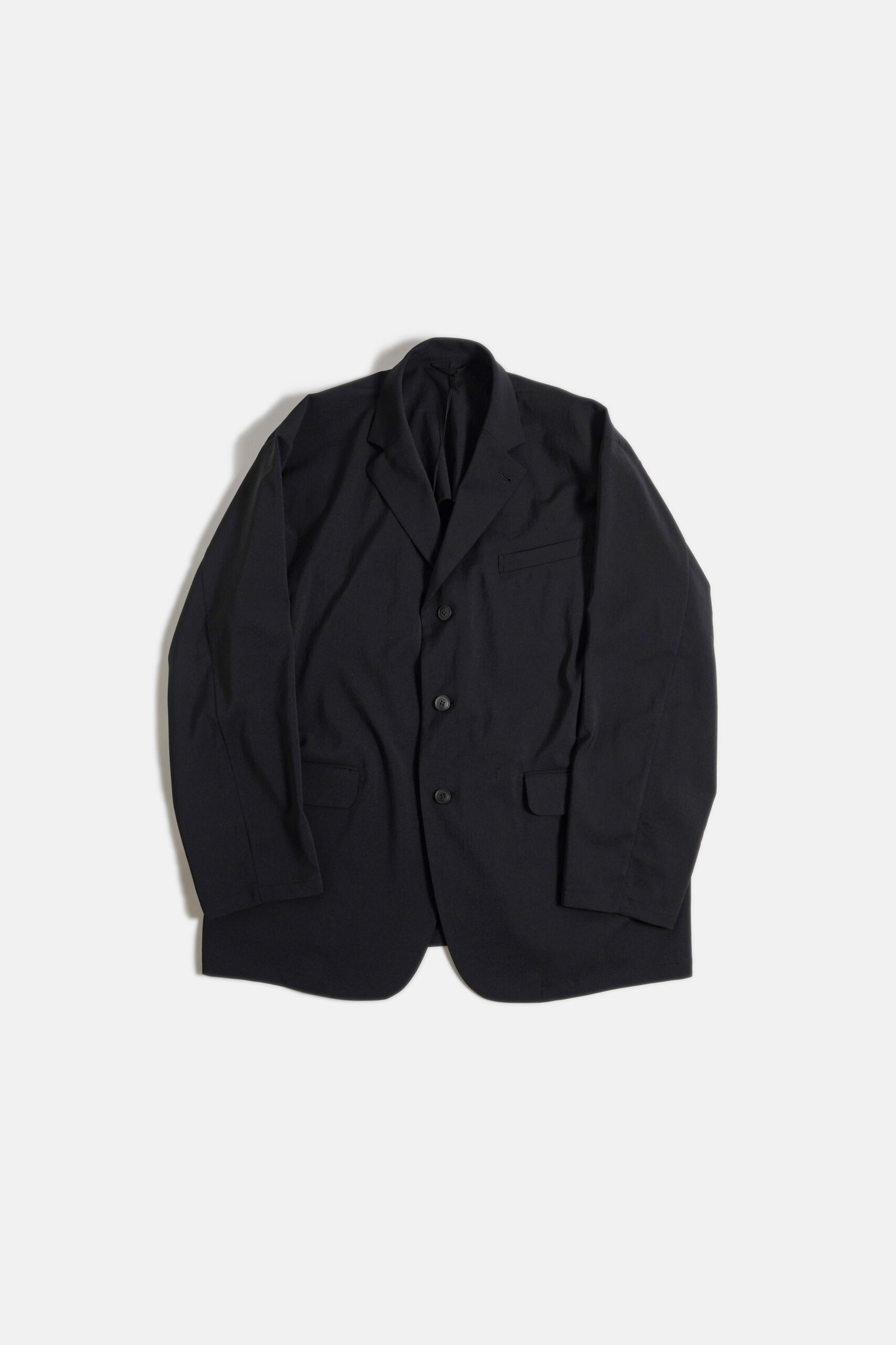 SUIT JACKET - POLYESTER GABARDINE - BLACK