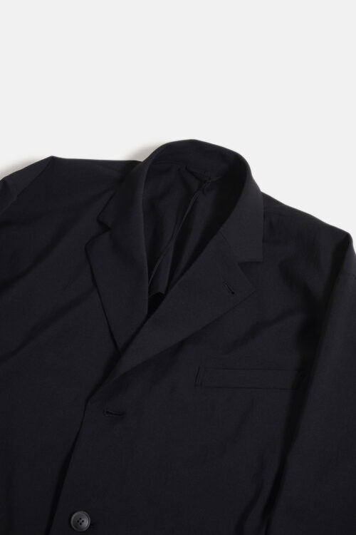 SUIT JACKET - POLYESTER GABARDINE - BLACK