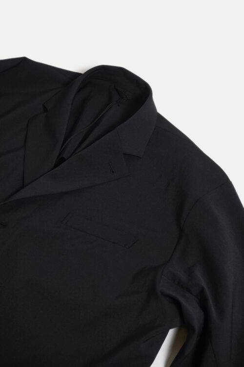 SUIT JACKET - POLYESTER GABARDINE - BLACK