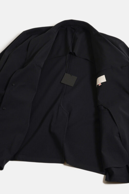SUIT JACKET - POLYESTER GABARDINE - BLACK