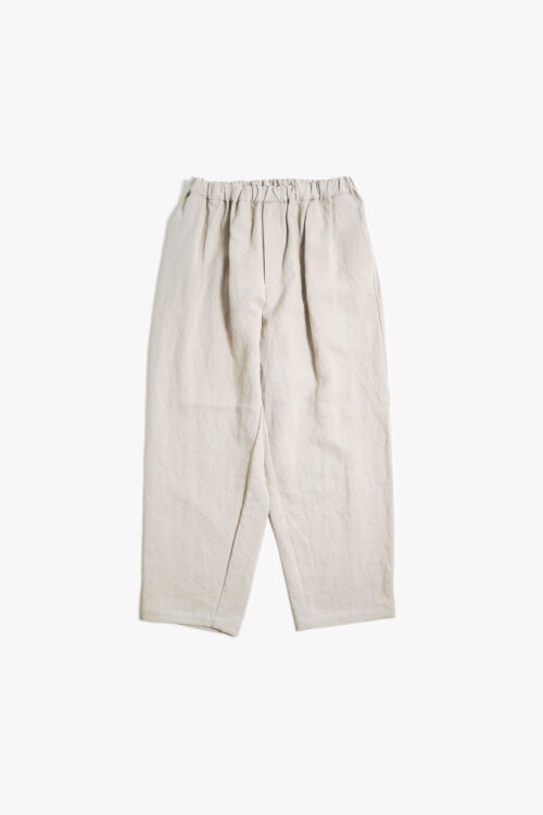 WIDE EASY PANTS - MAX HIGH HEMP / MIDDLE WEIGHT - BEIGE