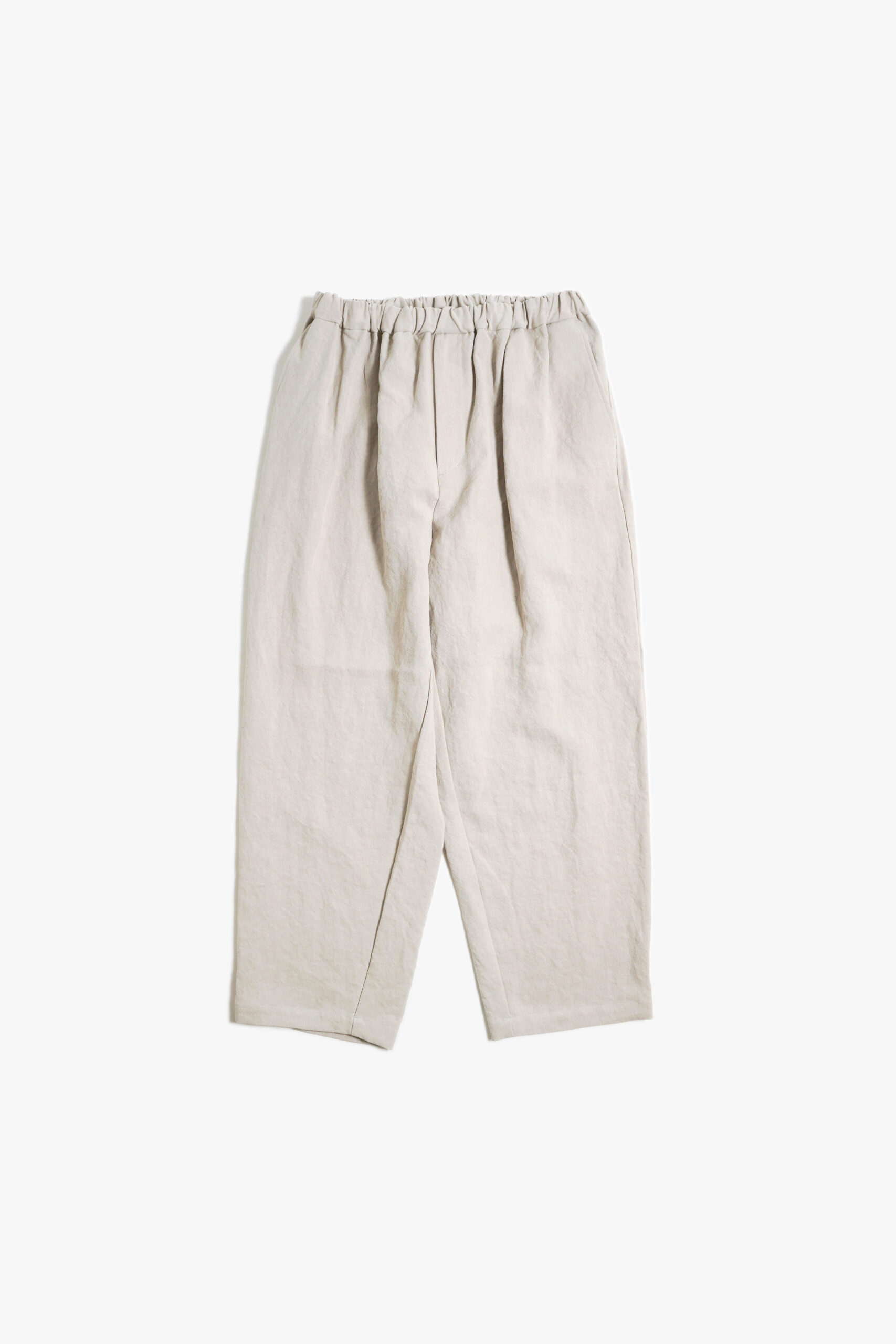 WIDE EASY PANTS - MAX HIGH HEMP / MIDDLE WEIGHT - BEIGE