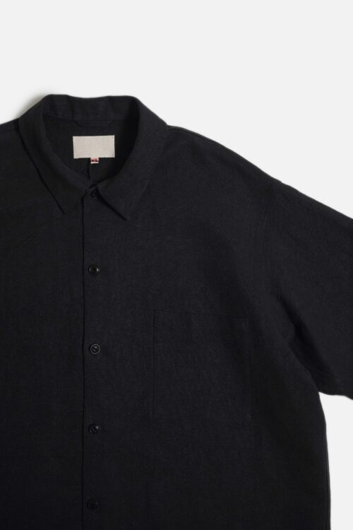 WORK BLOUSE - MAX HIGH HEMP / MIDDLE WEIGHT - BLACK