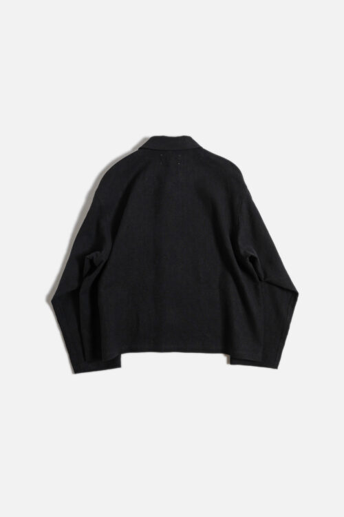 WORK BLOUSE - MAX HIGH HEMP / MIDDLE WEIGHT - BLACK