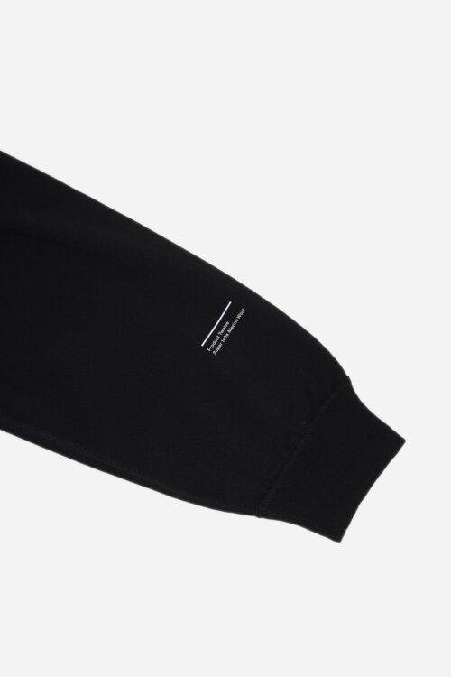 SUPER 140'S MELINO WOOL CREWNECK SWEAT BLACK