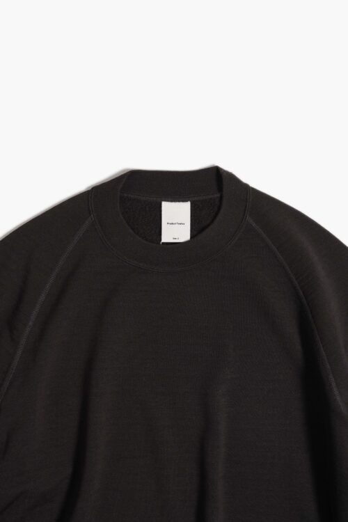 SUPER 140'S MELINO WOOL CREWNECK SWEAT BROWN