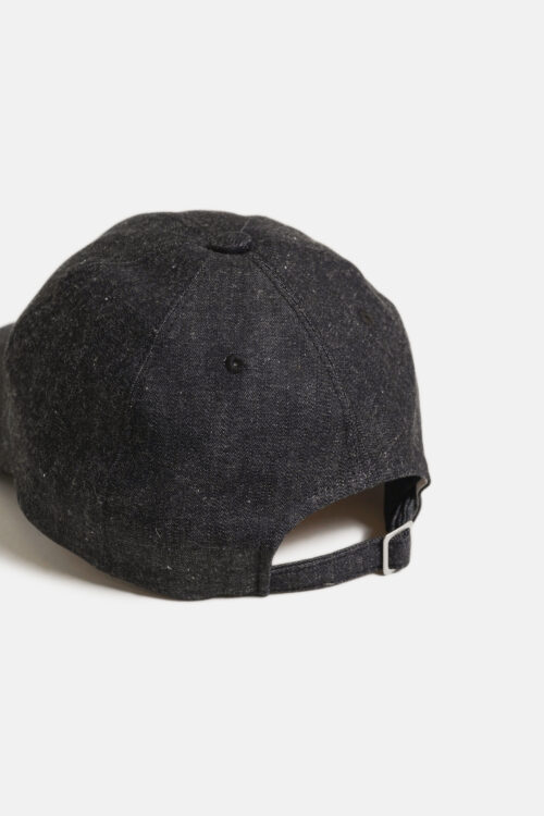 HORSETAIL CAP BLACK DENIM