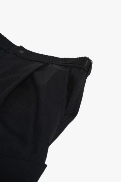 P12 TECHNO WOOL UTILITY PANTS BLACK